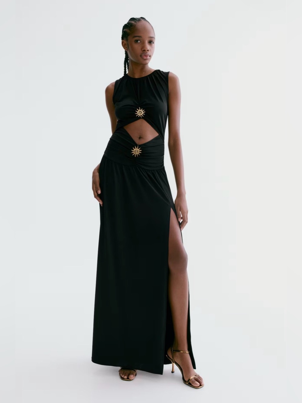 NWOT H&M Sun Cut Out Maxi Dress Size XL